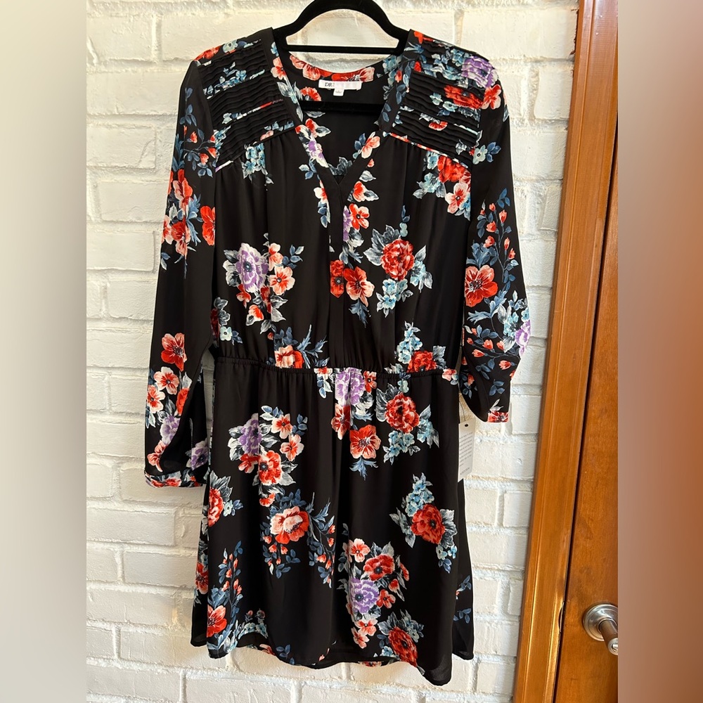 DR2 Floral Dress with Pockets